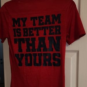 Women's New England Patriots pink t shirt